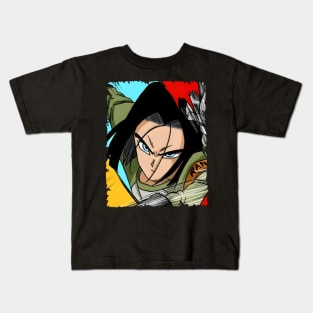 ANDROID 17 MERCH VTG Kids T-Shirt